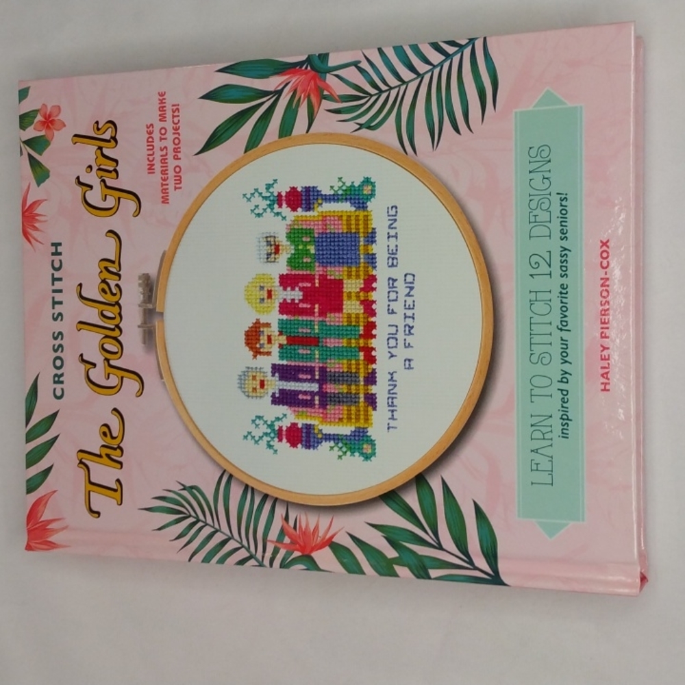 The Golden Girls Cross stitch book and kit